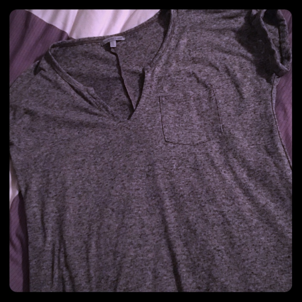 Charlotte Russe gray top